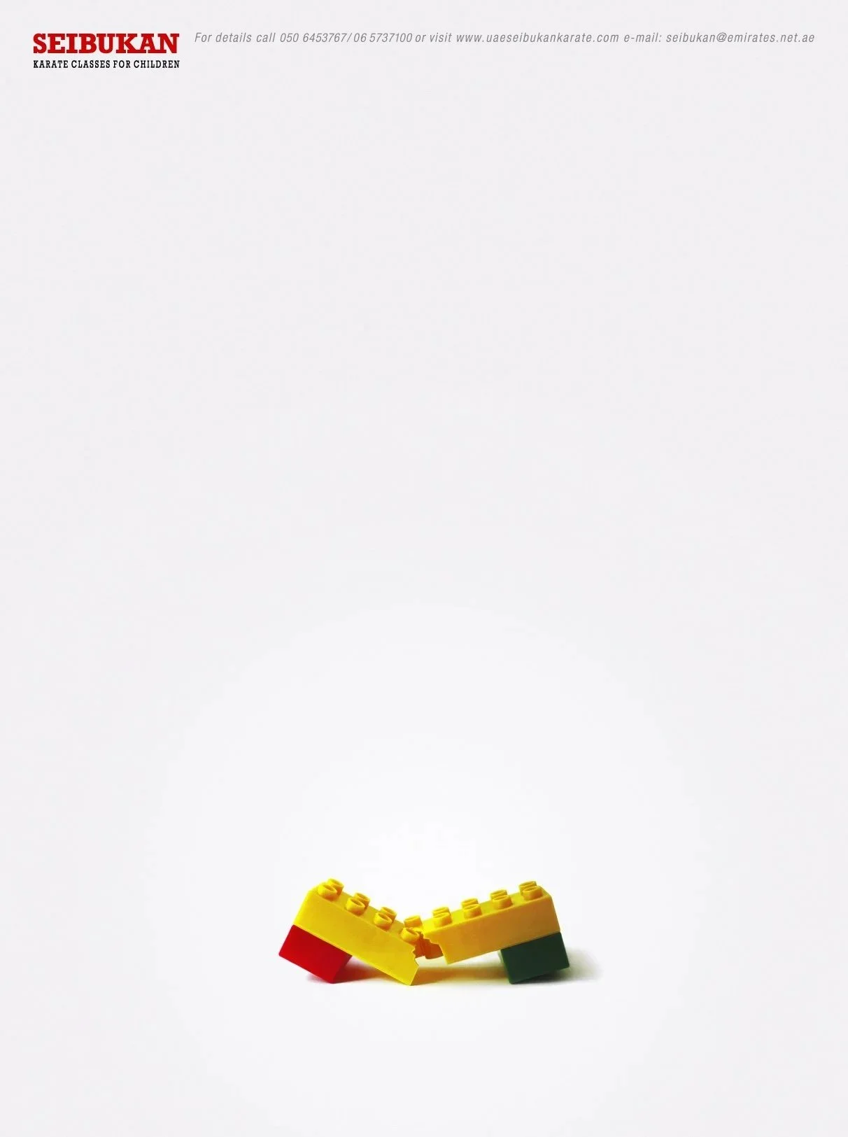 Seibukan Kids Karate Classes Print Campaign by Prasad Pradhan, winner of Dubai Lynx Gold and Cresta Awards 2007