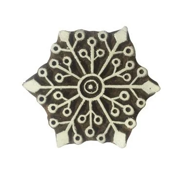 Block Print Stamp Mandala Star M 146 NEW