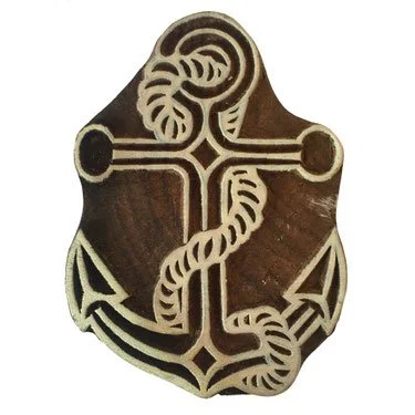Block Print Stamp Anchor M 86