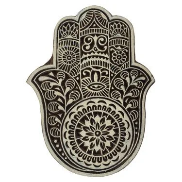 Block Print Hand of Fatima M 130 NEW