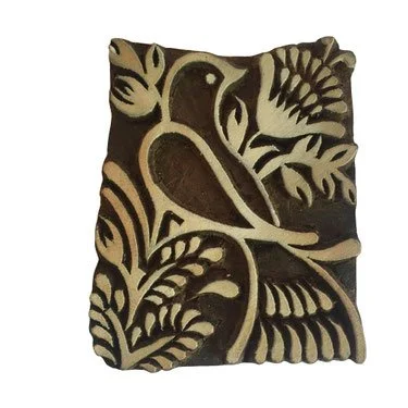 Block Print Stamp Bird of Paradise M 66 NEW