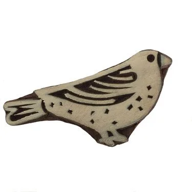 Block Print Stamp bird M 29 NEW