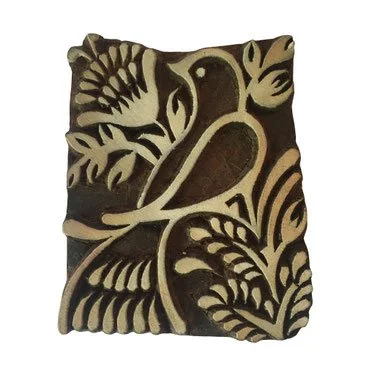 Block Print Stamp Bird of Paradise M 65 NEW
