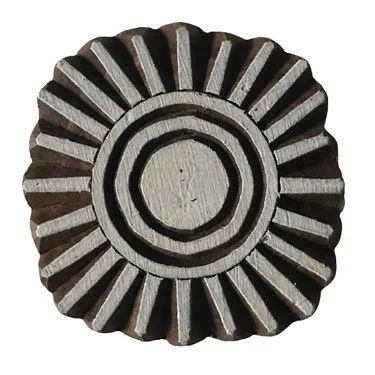 Block Print Stamp Big Sun M 195 NEW