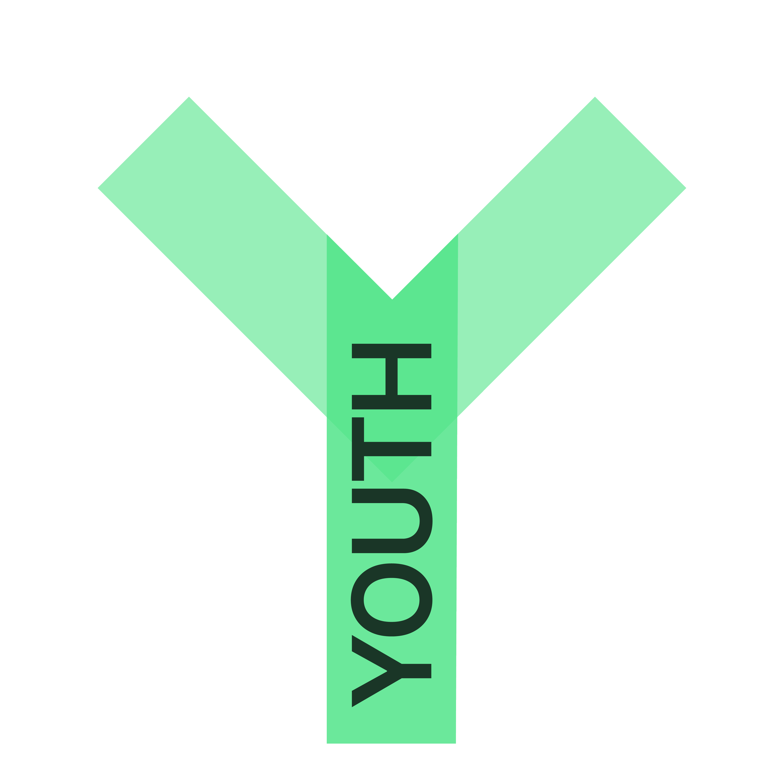 Green check mark with the words 'YES' and 'NO' written vertically on it.