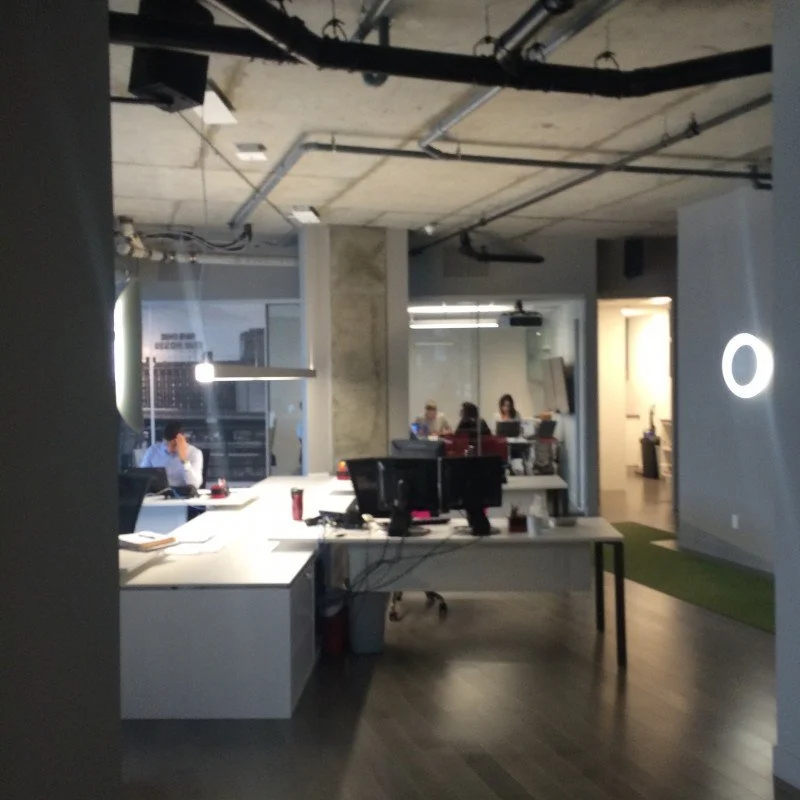 Assurance Lareau Montréal, secteur Griff & Town, aménagement intérieur de bureaux.

