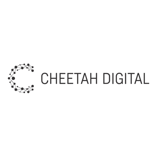 Cheetah Digital logo featuring a stylized letter 'C' made of connected dots next to the text 'Cheetah Digital'.