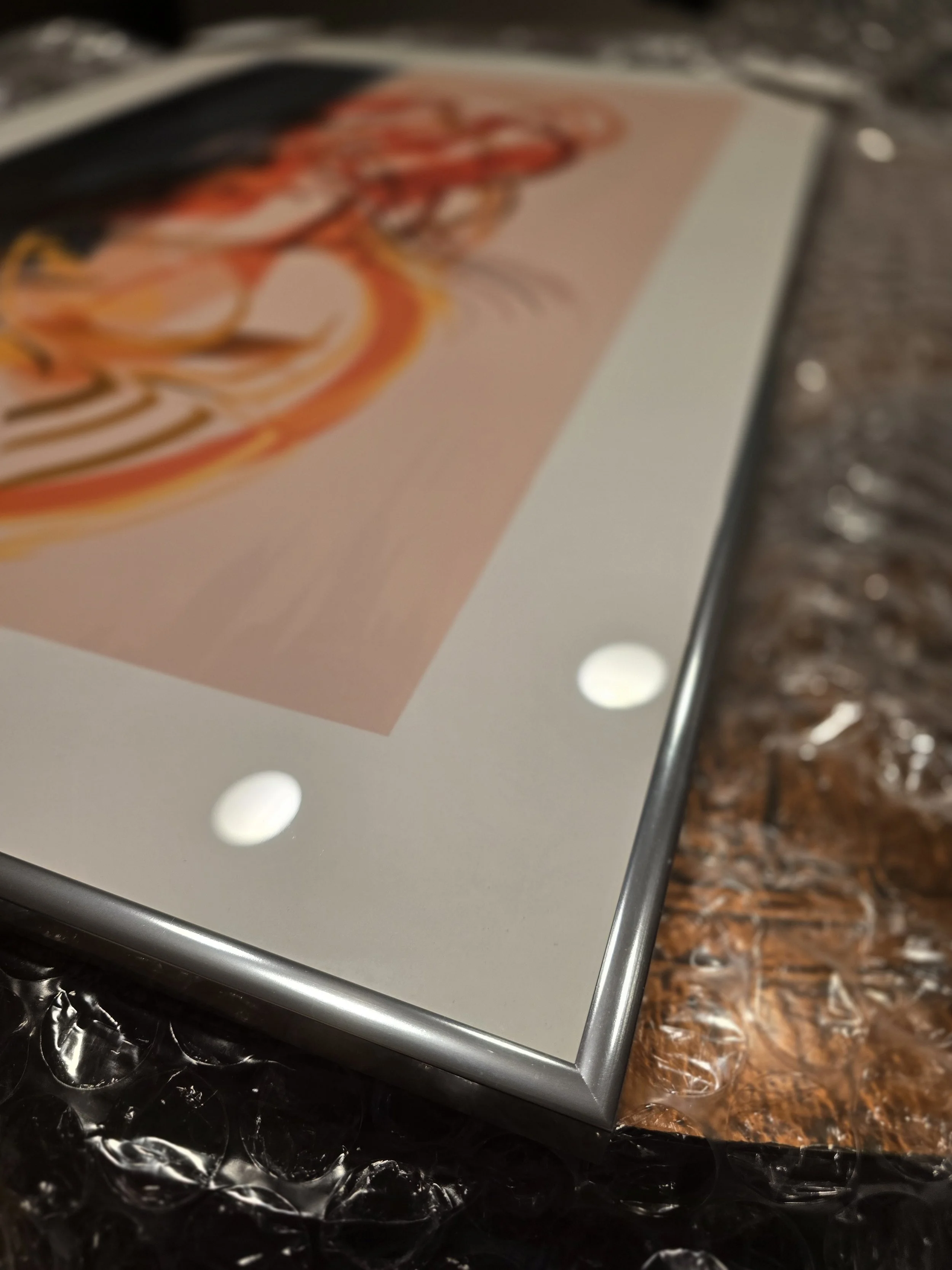 The Corners are mitered Perfectly - Very Sharp looking, one of the first things you notice.