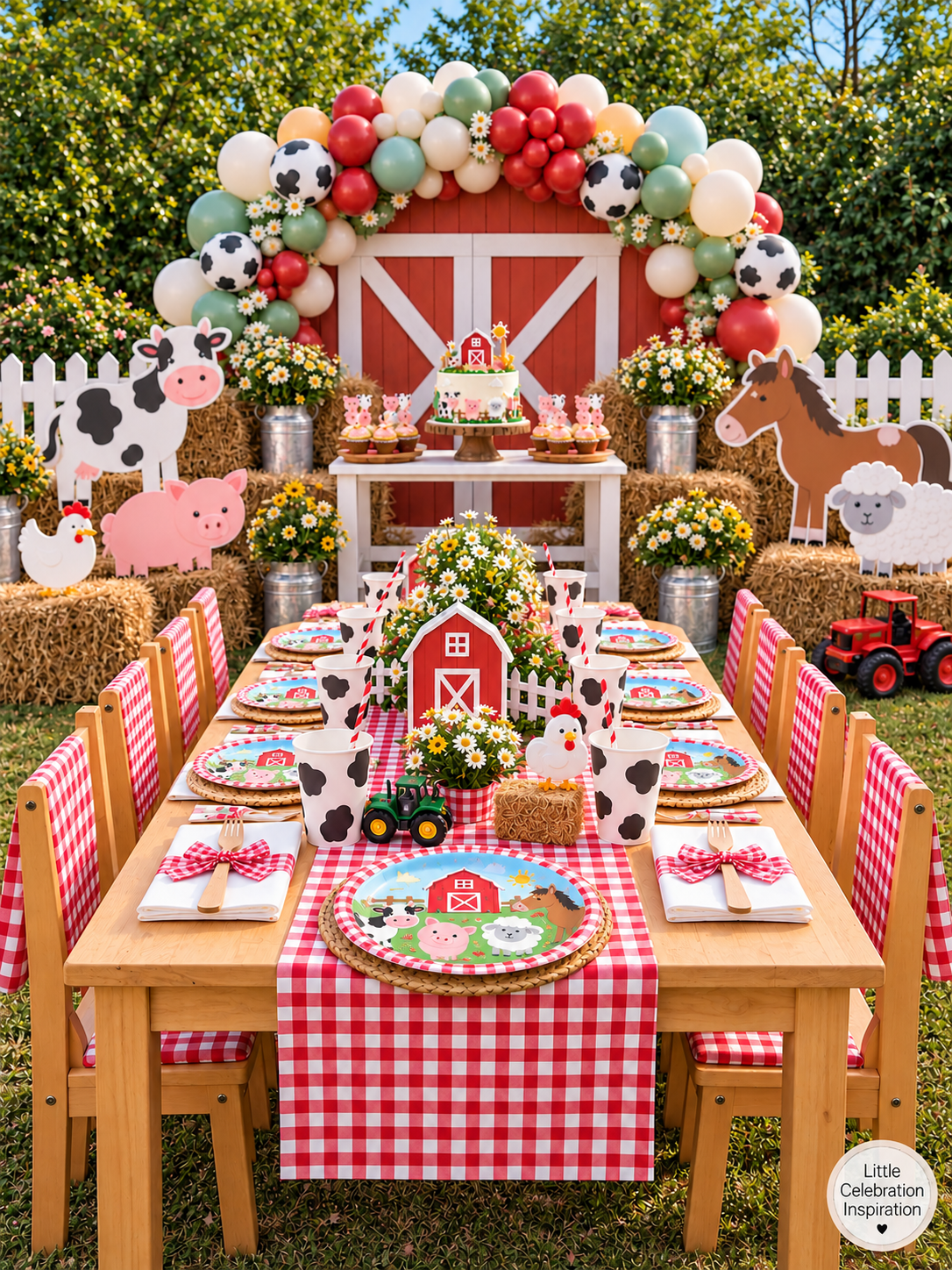 Cute Kids Farm Birthday Party Ideas
