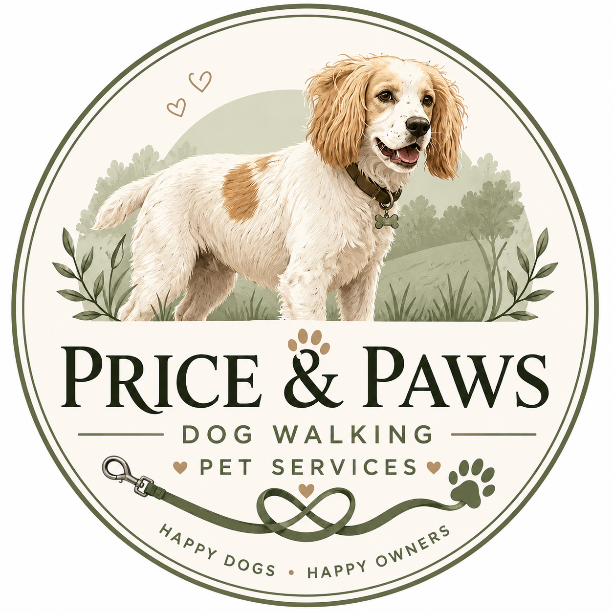 Price & Paws Dog Walking & Pet Services logo