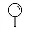 Lollipop with a swirled design