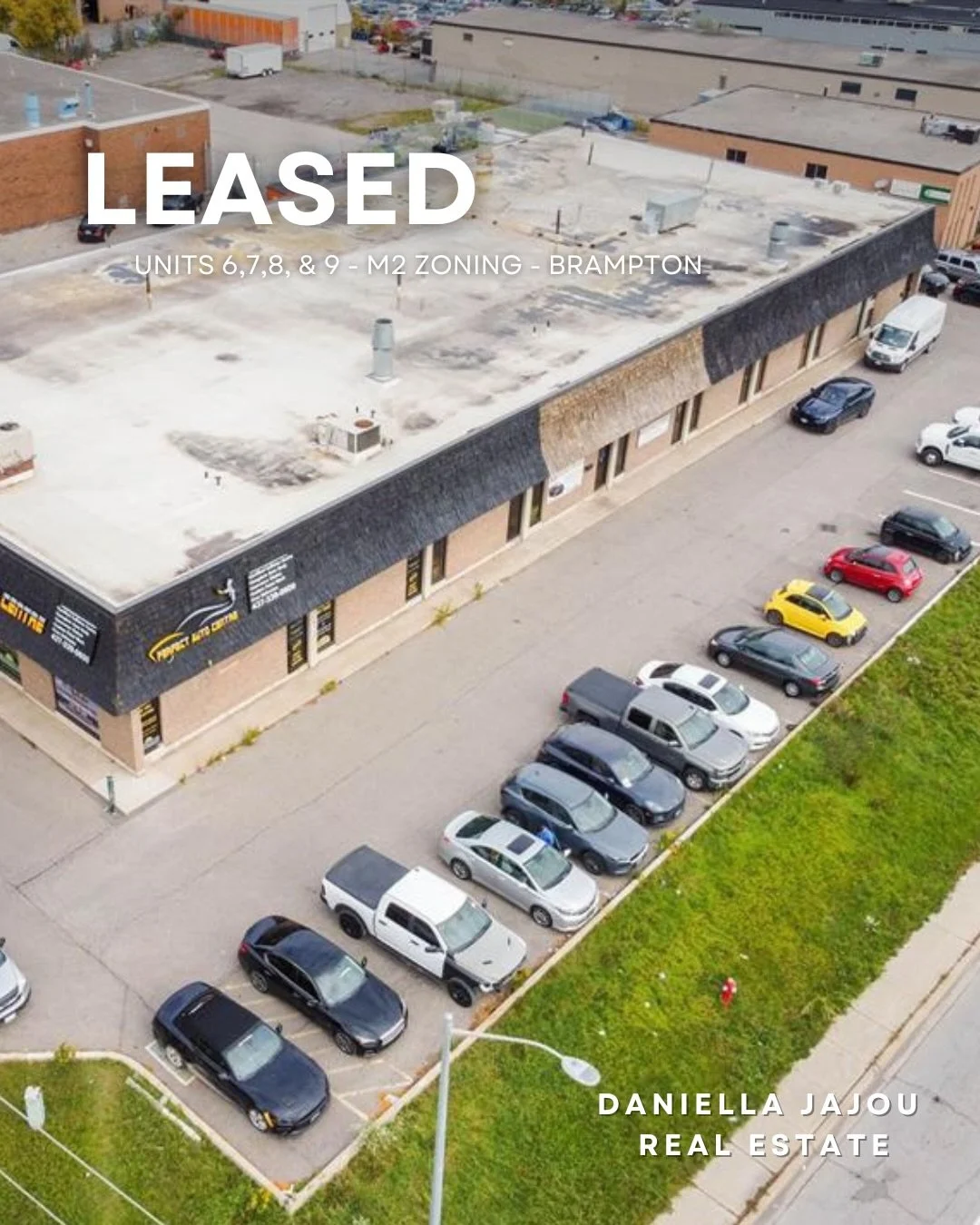 Just Leased | Brampton - M2 Zoning

Proud to have represented the Landlord in the successful commercial leases of Units 6, 7, 8 &amp; 9 at this prime M2-zoned automotive/industrial property in Brampton.

Located near Steeles Avenue &amp; Rutherford R