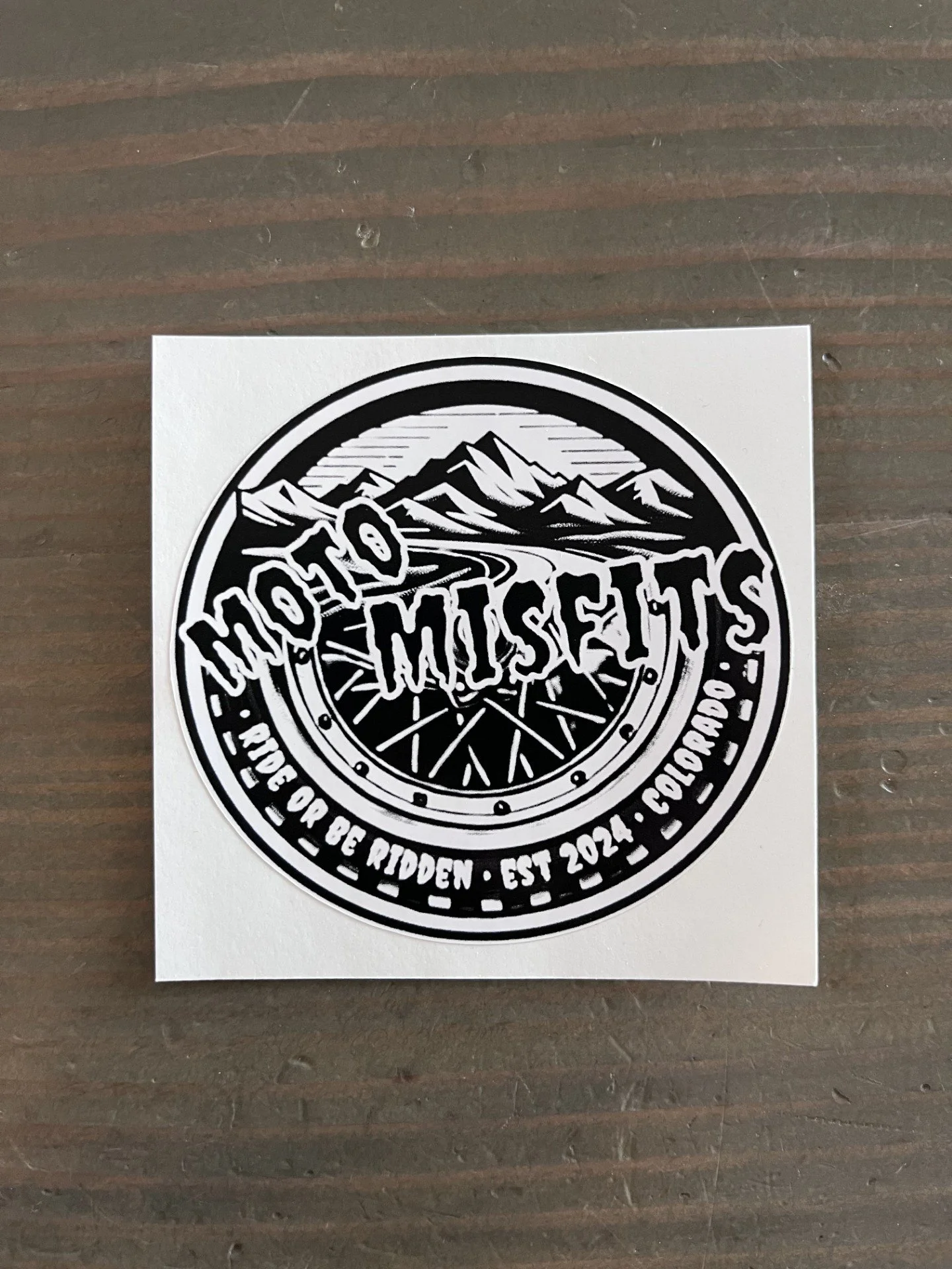Moto Misfits Sticker