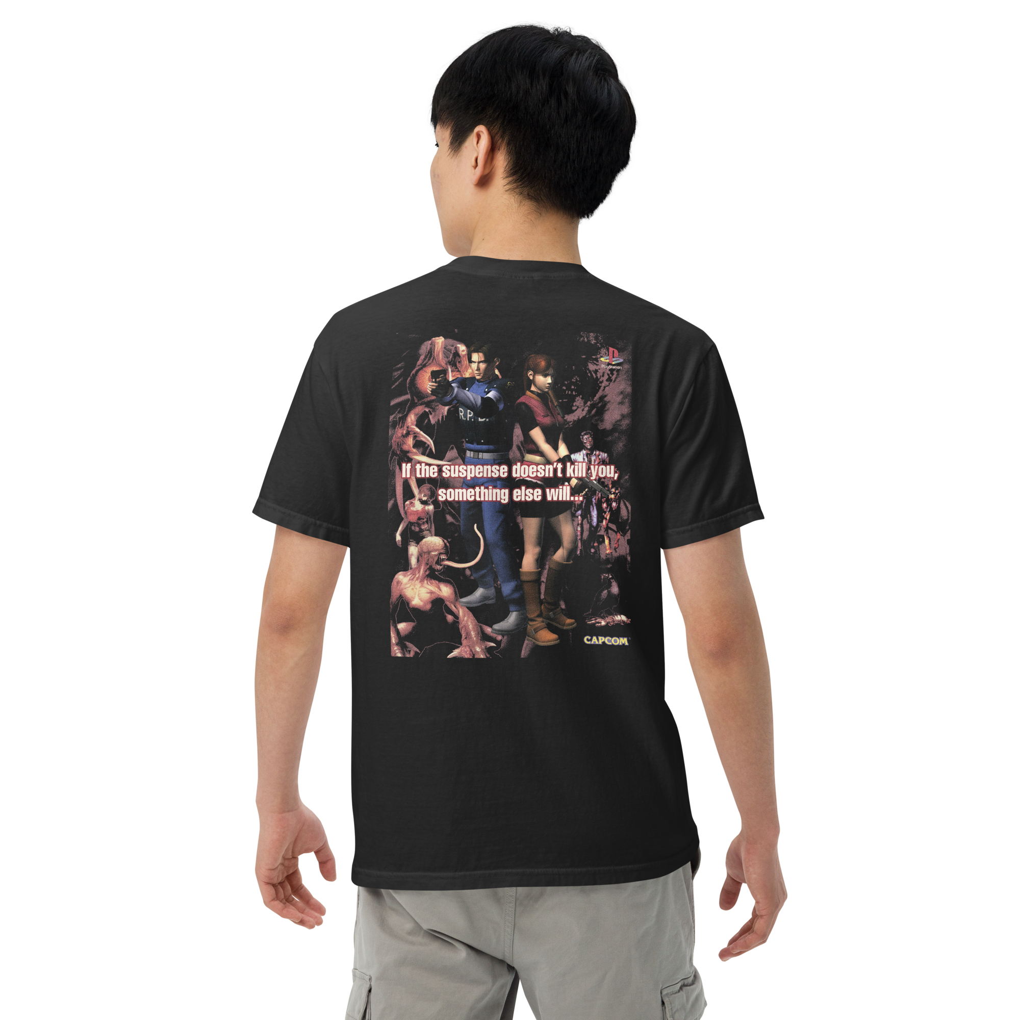 Resident Evil 2 1998 Claire and Leon Shirt  | Premium Vintage Fit