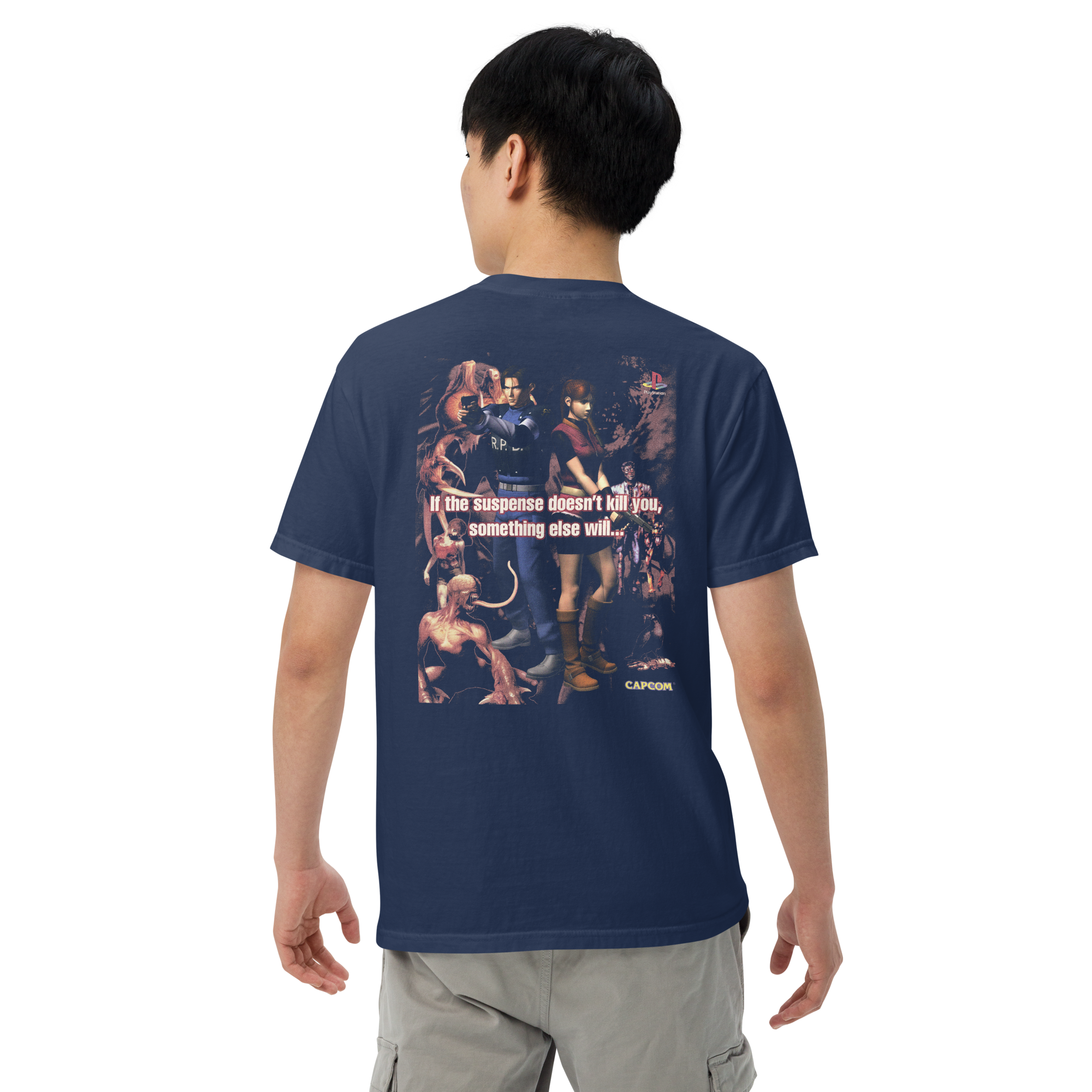 Resident Evil 2 1998 Claire and Leon Shirt  | Premium Vintage Fit