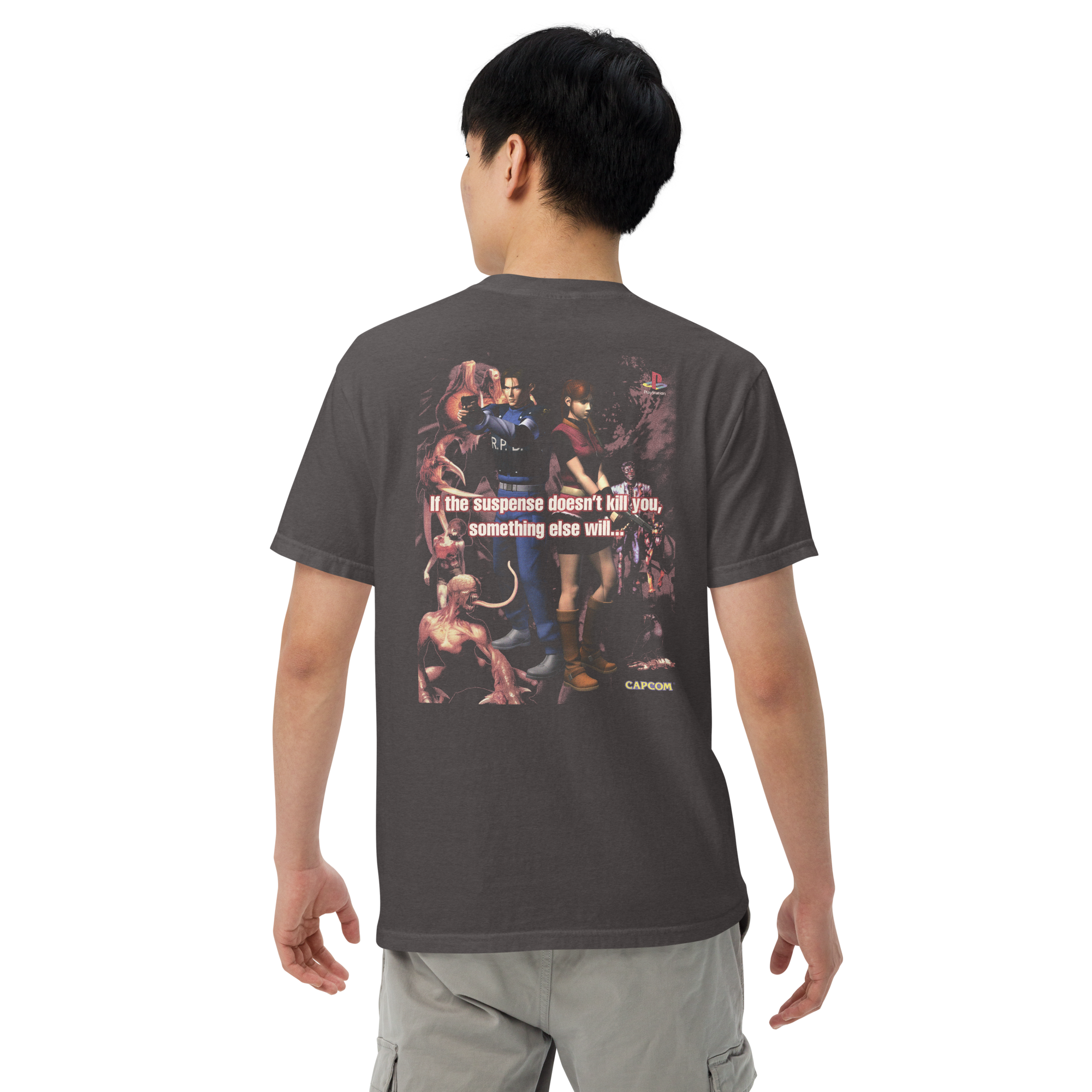 Resident Evil 2 1998 Claire and Leon Shirt  | Premium Vintage Fit