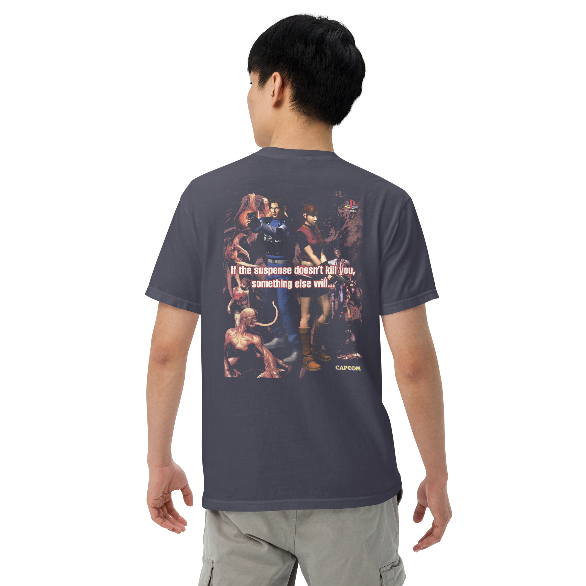 Resident Evil 2 1998 Claire and Leon Shirt  | Premium Vintage Fit