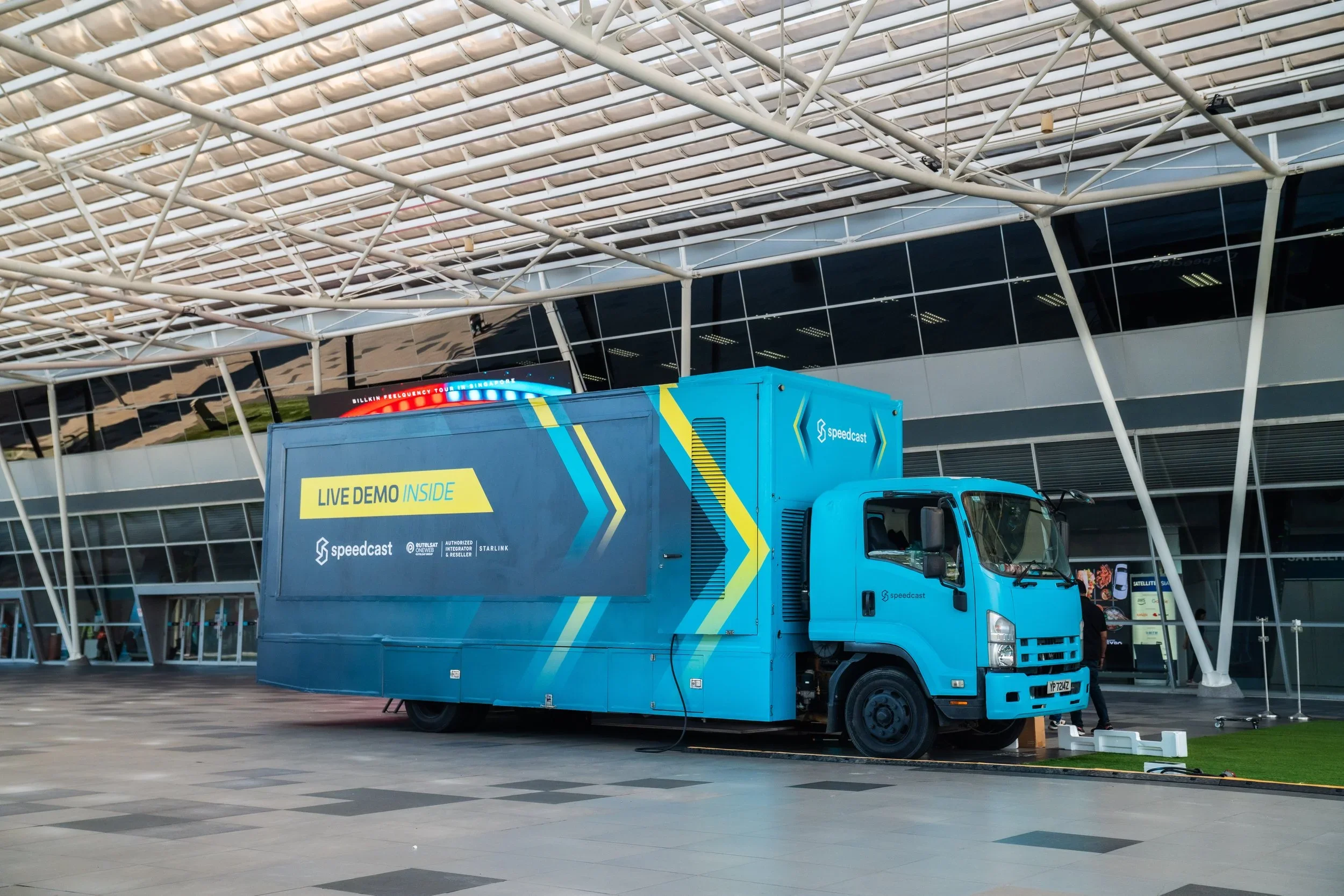 Speedcast, Live Demo Truck, Singapore
