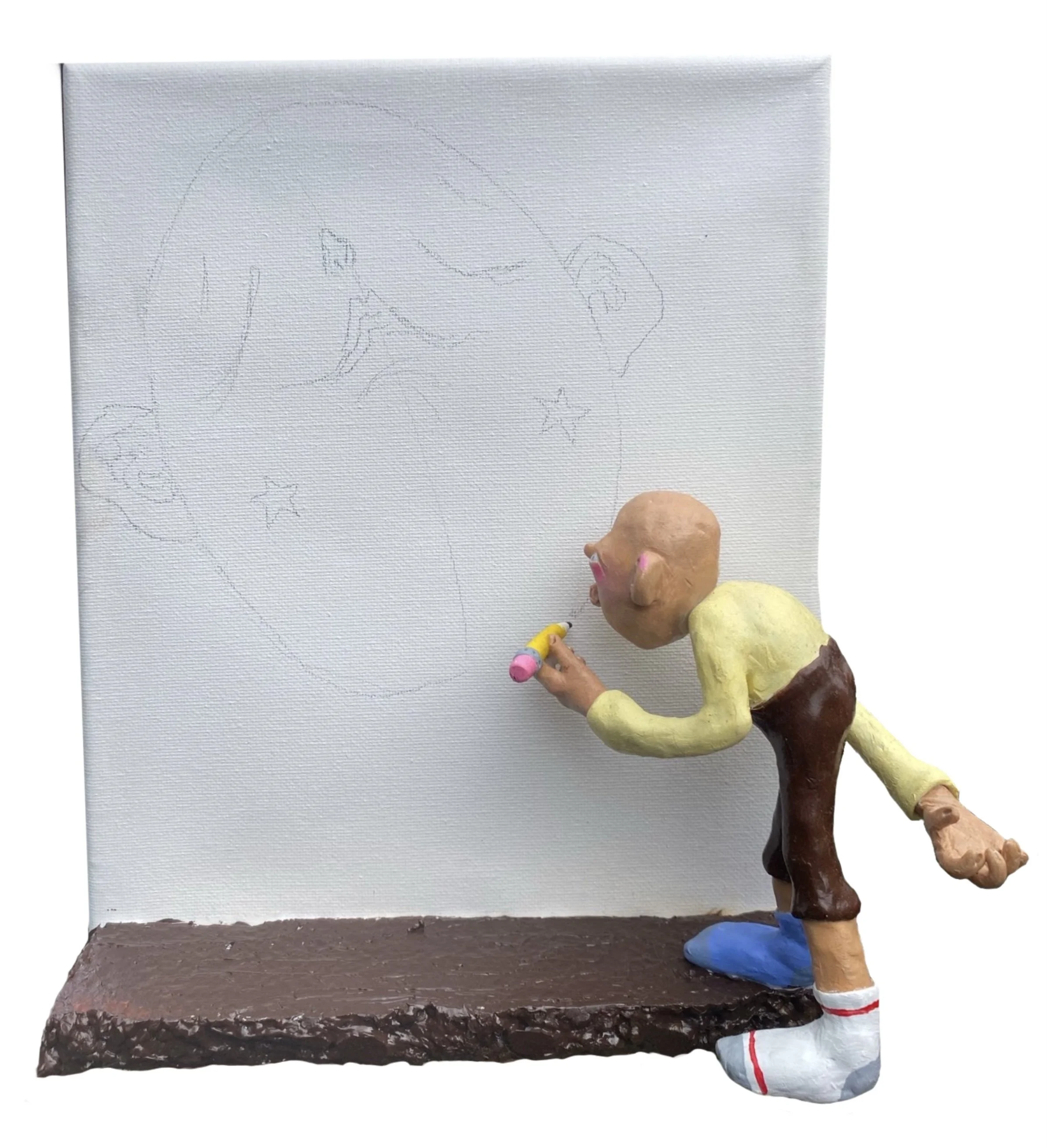 Artist at work