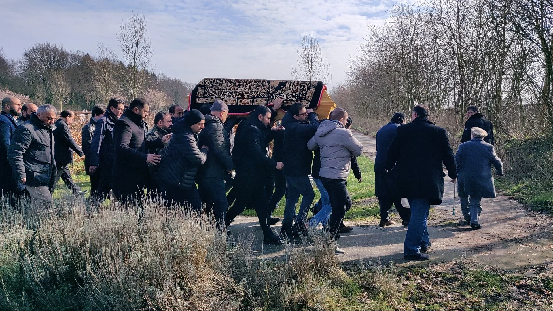 Beerdigung eines Muslims in Hamburg Öjendorf