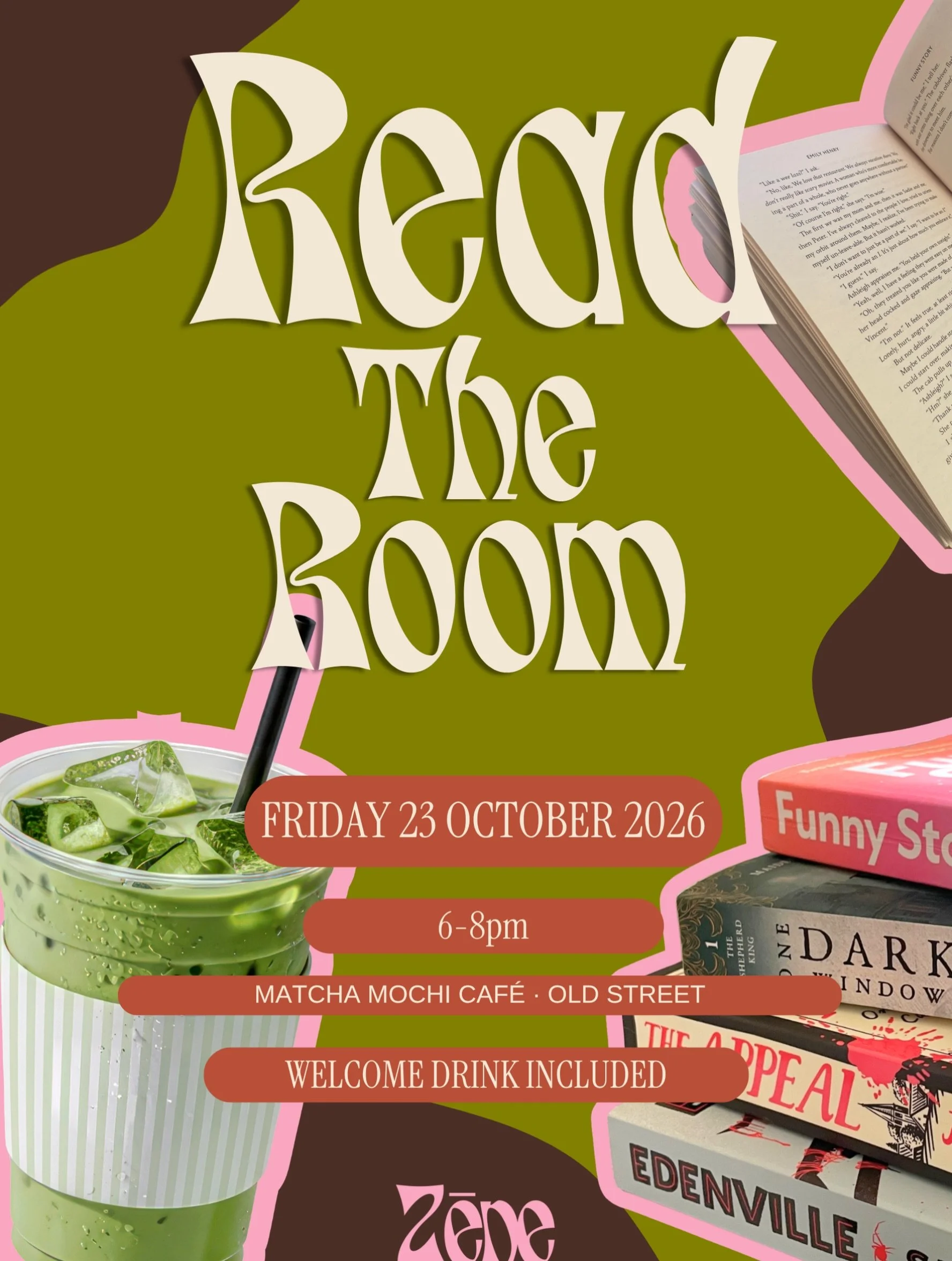 Our first ever Read The Room is here!

We&rsquo;re reading Strangers Behind Closed Doors by Catherine Adel West @cawest329 

Friday 23 October &middot; Old Street
Welcome drink included.

Tickets are live now &mdash; link in bio.