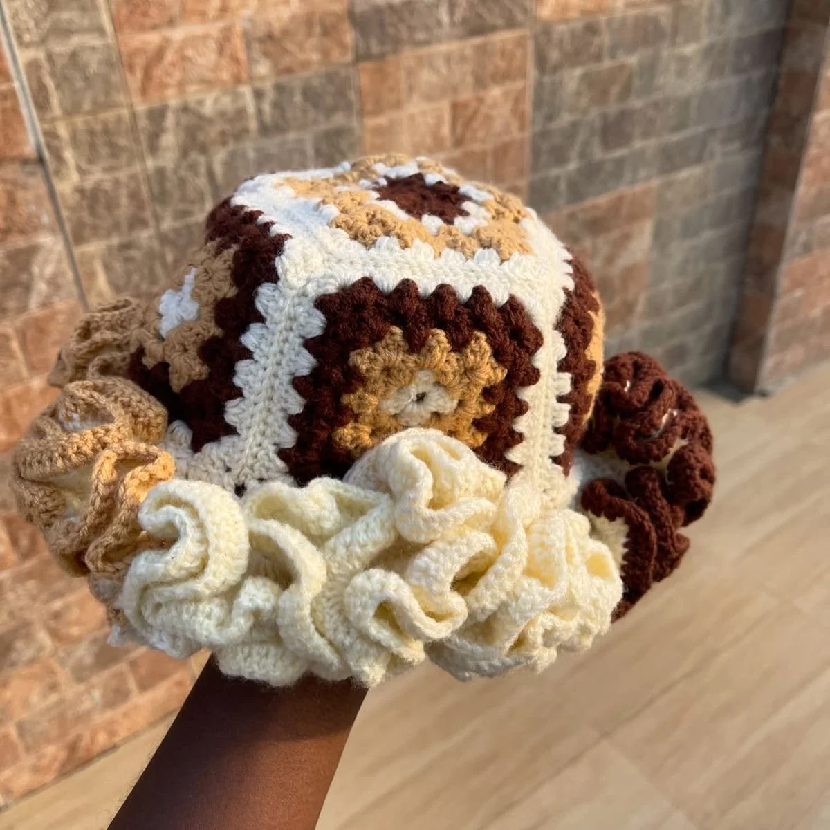Granny Square Bucket Hat