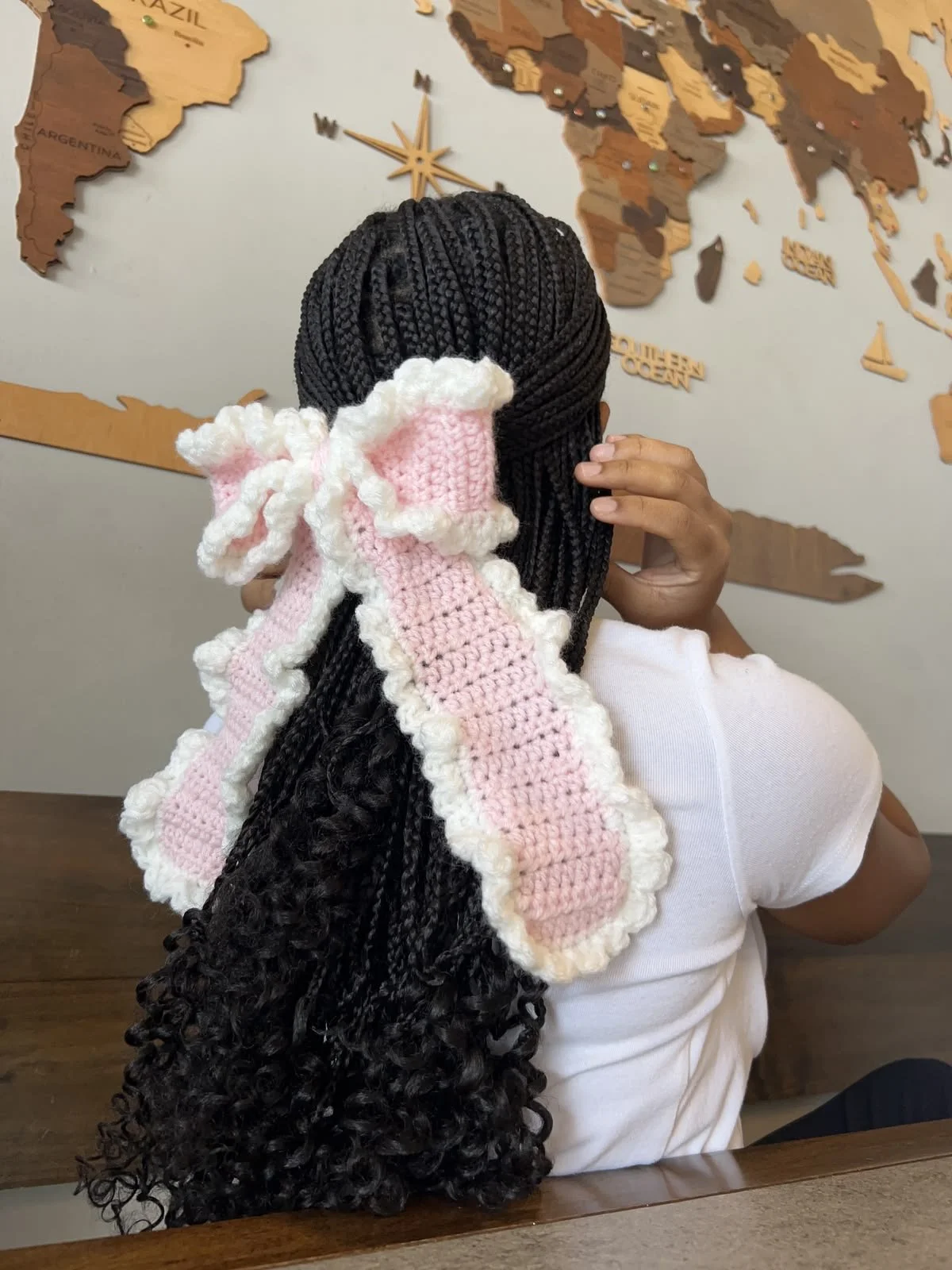Ruffle Hair Bow