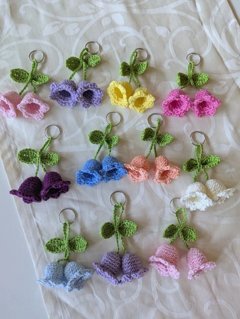 Bell Flower Bag Charm