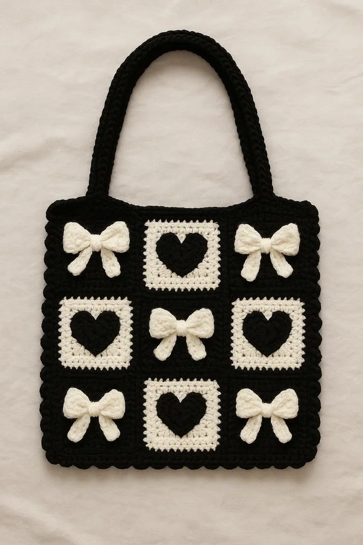 Granny Square Tote (18 squares)