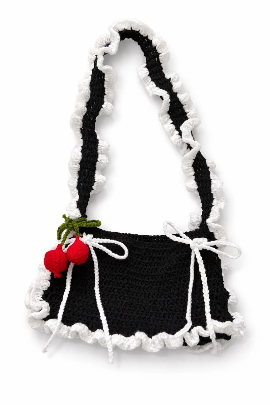 Ruffle Hand bag