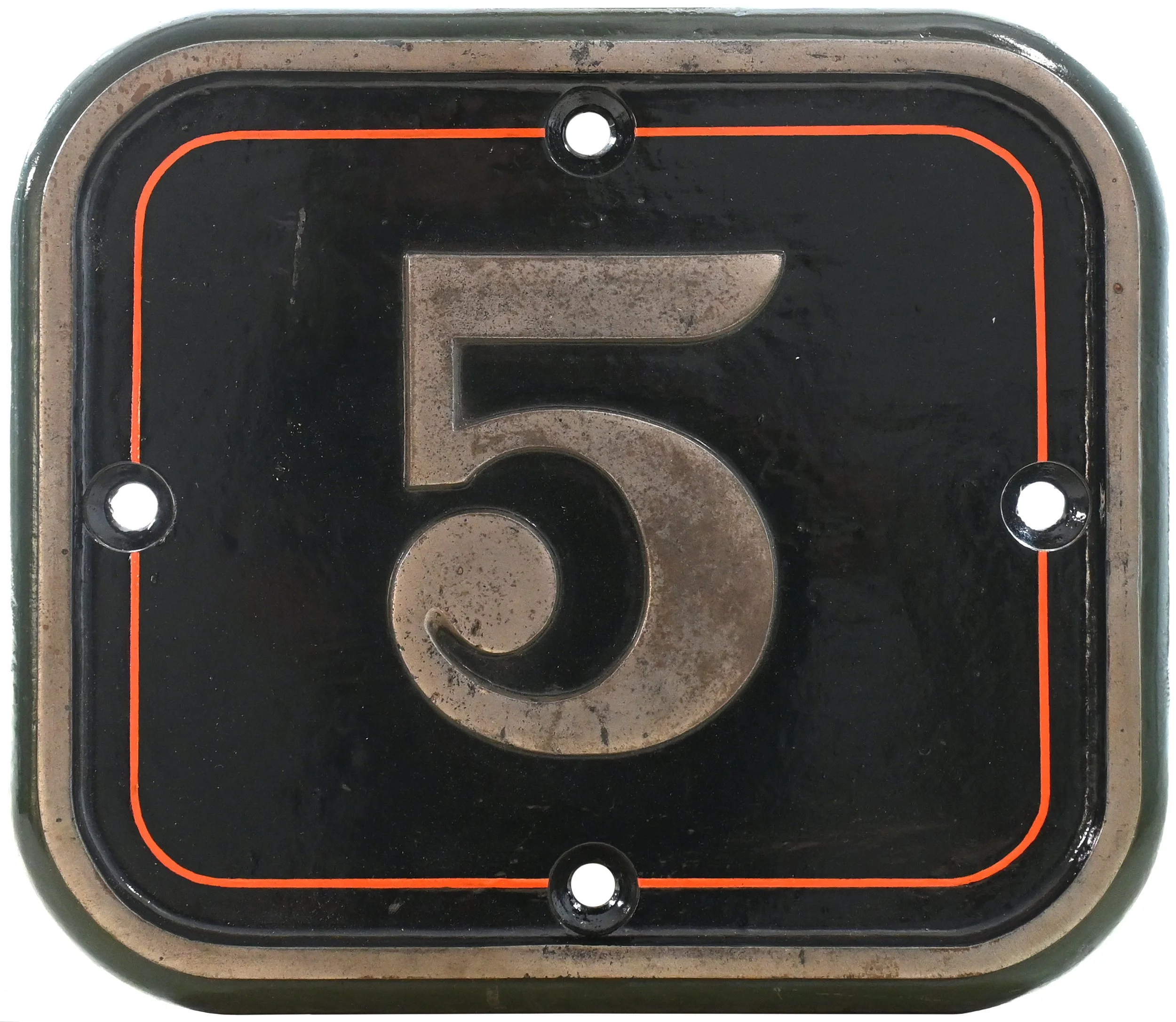 GWR Cabside numberplate No.5