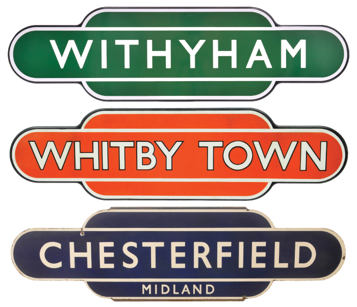 Street signs for Withyham, Whitby Town, and Chesterfield, indicating locations in the UK.