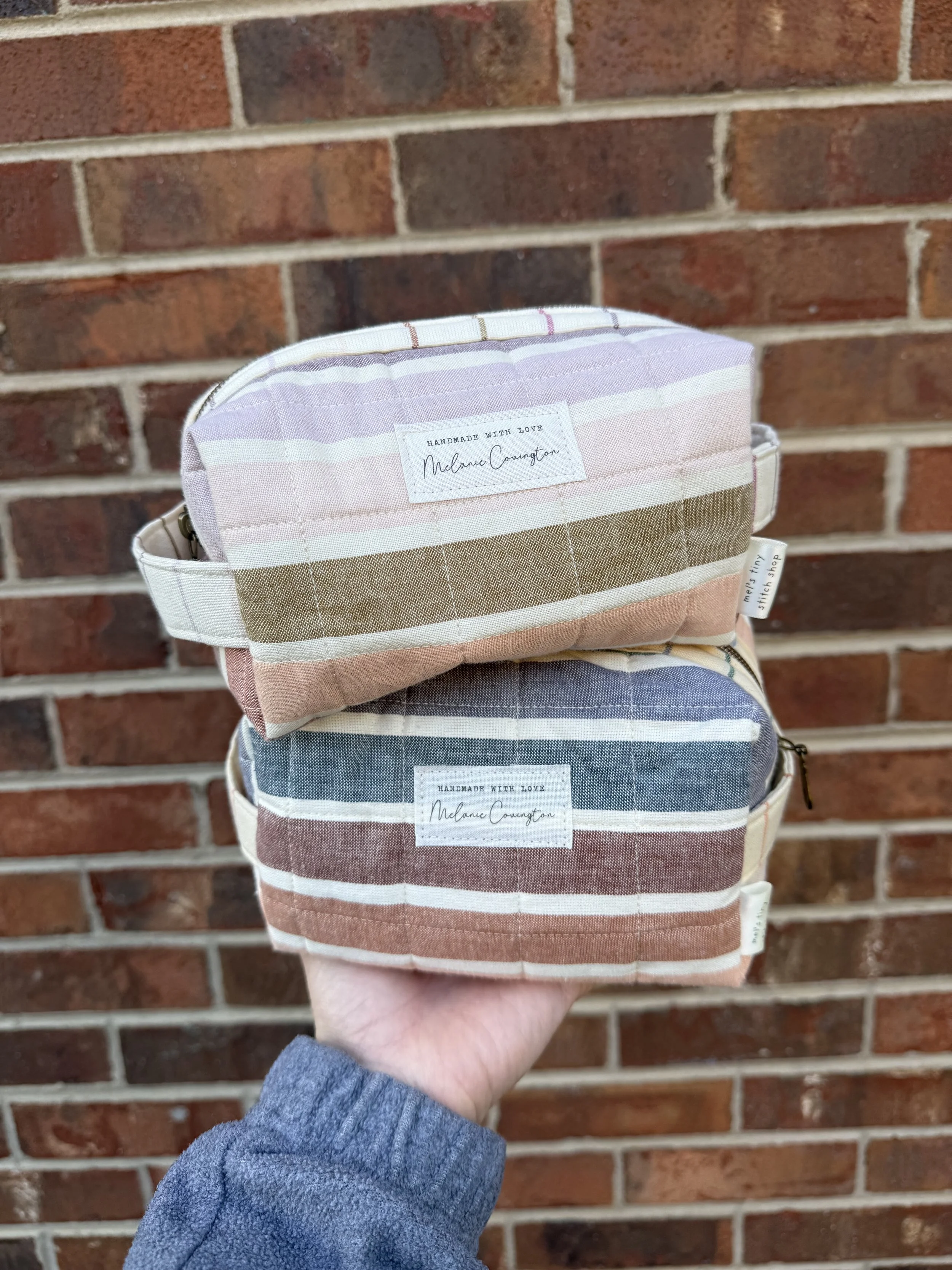Small Boxy Zipper Bags