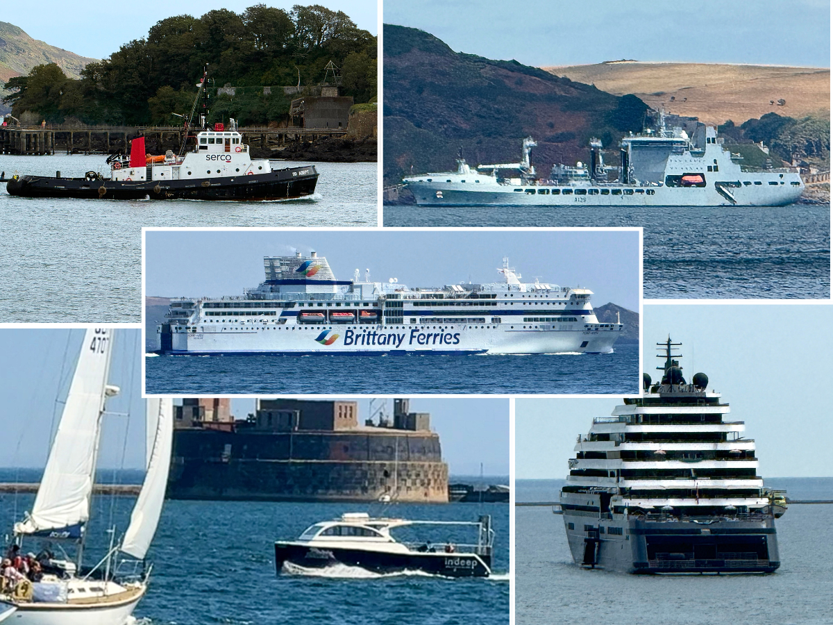 The Sound welcomes lots of different vessels