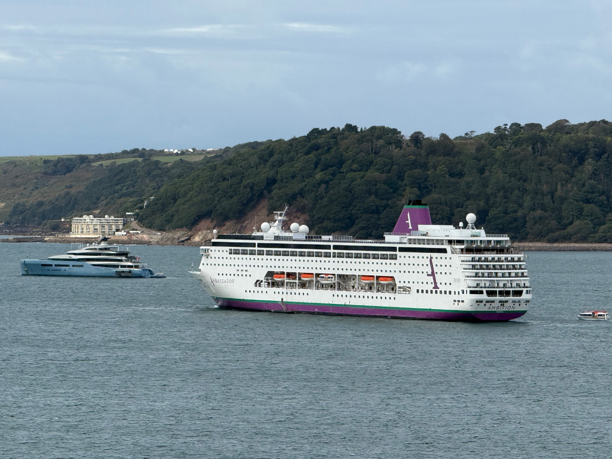 Ambition making luxury yacht Aviva look small by comparison