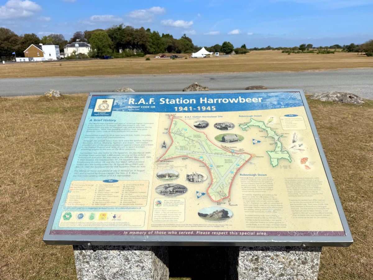 Harrowbeer information sign