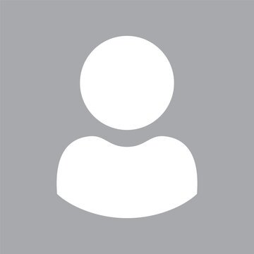 Generic user profile icon with gray background