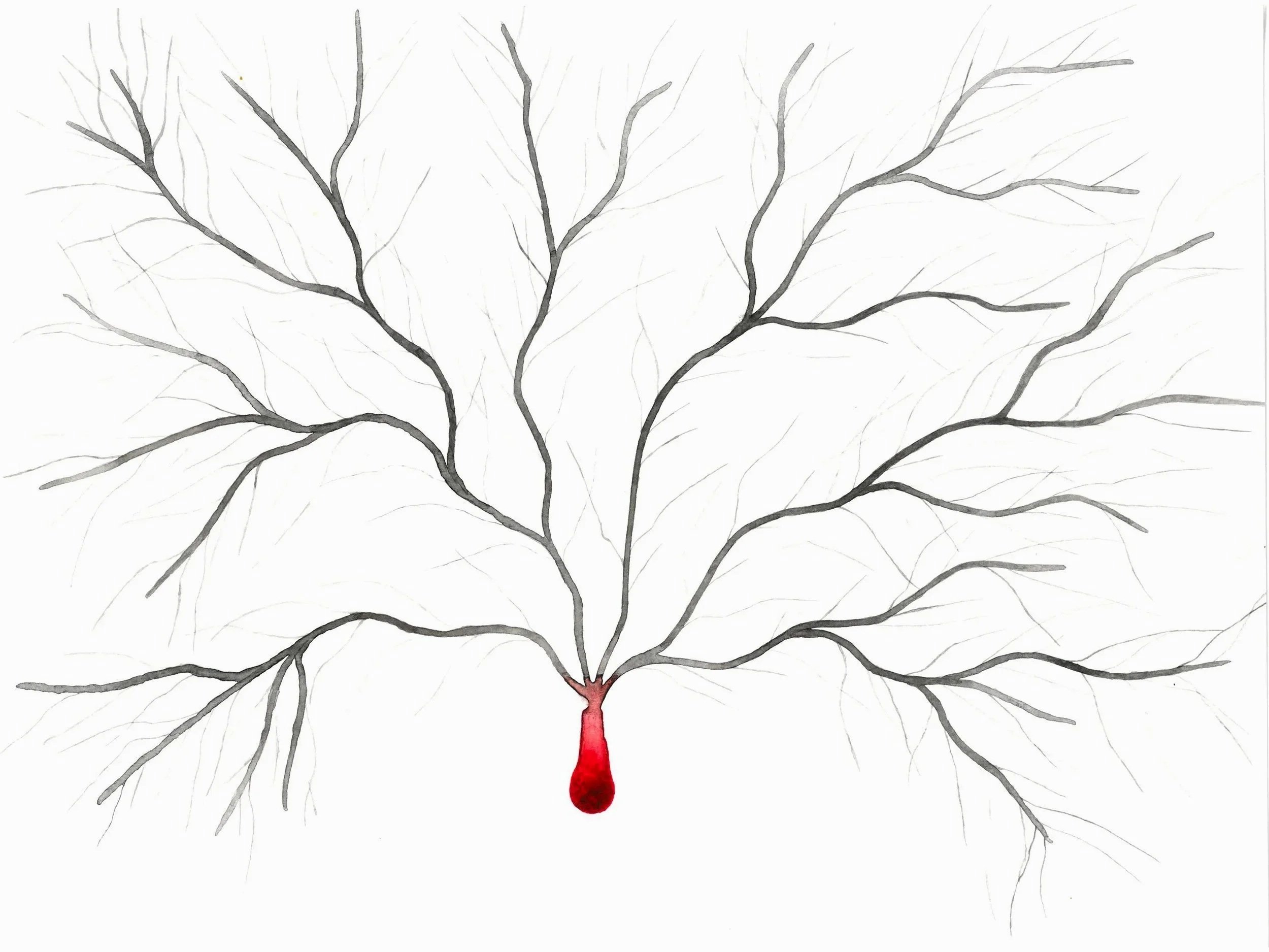 WITHERED,
2021,
watercolour on paper,
24 × 32 cm
