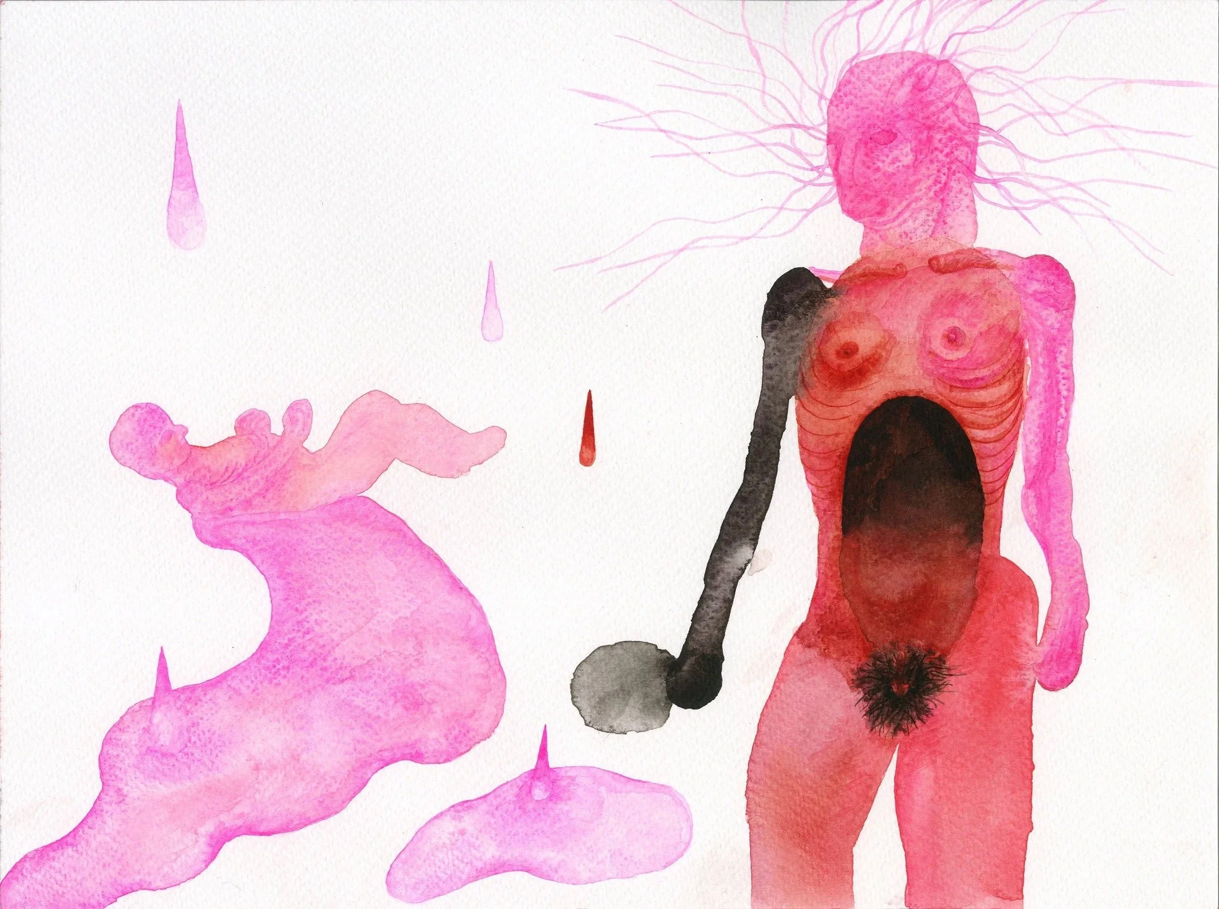 SMUT,
2021,
watercolour on paper,
24 × 32 cm
