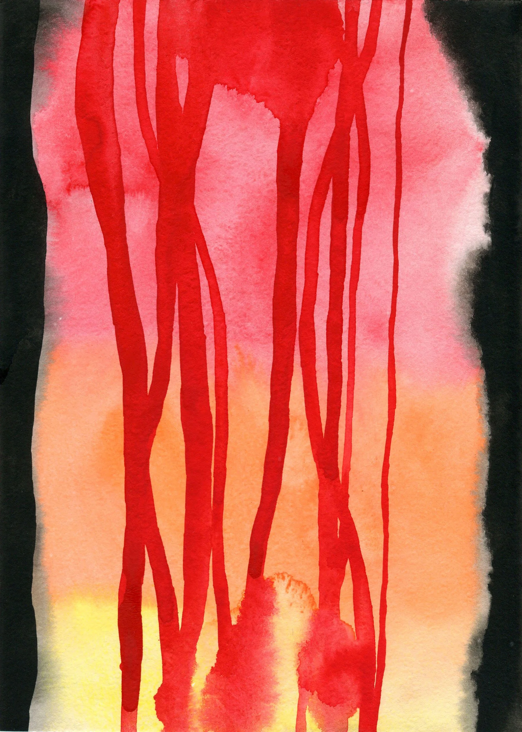 RED LINES OF CHOICE,
2020,
watercolour on paper,
21 × 29.7 cm
