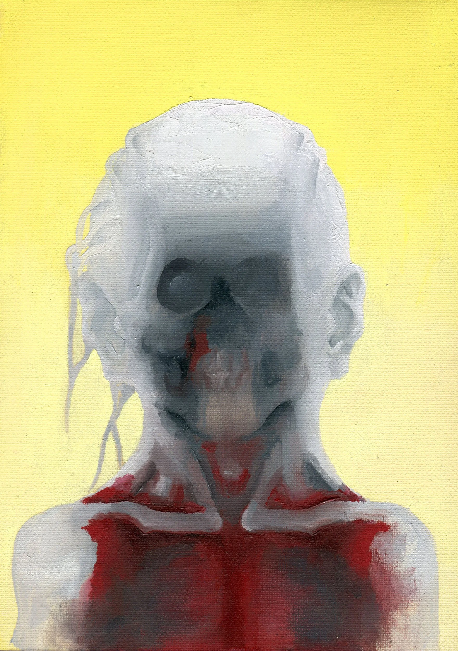 UNTITLED,
2025,
Oil on paper,
27 × 19 cm
