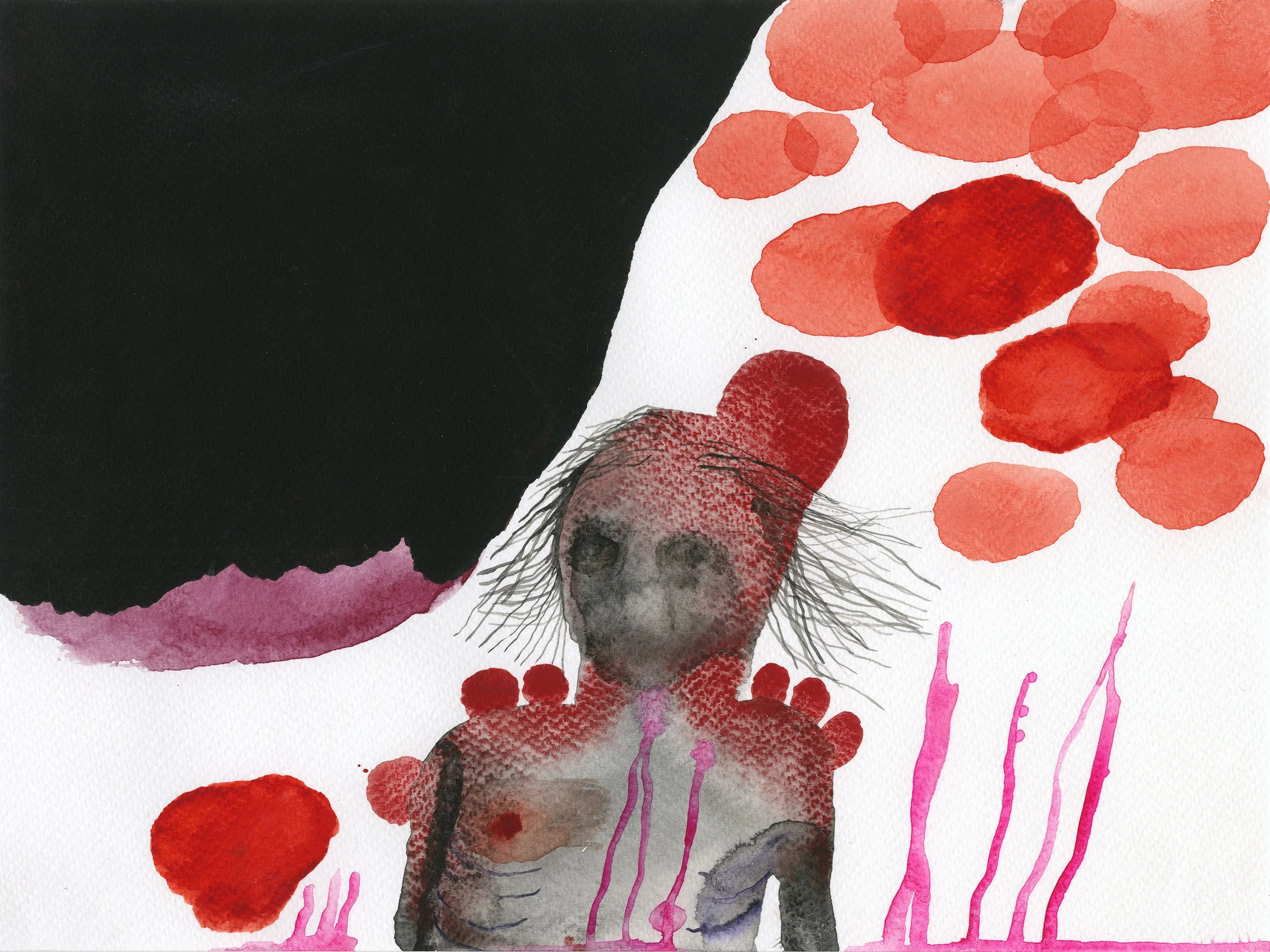 UNTITLED,
2021,
Watercolour on paper,
24 × 32 cm
