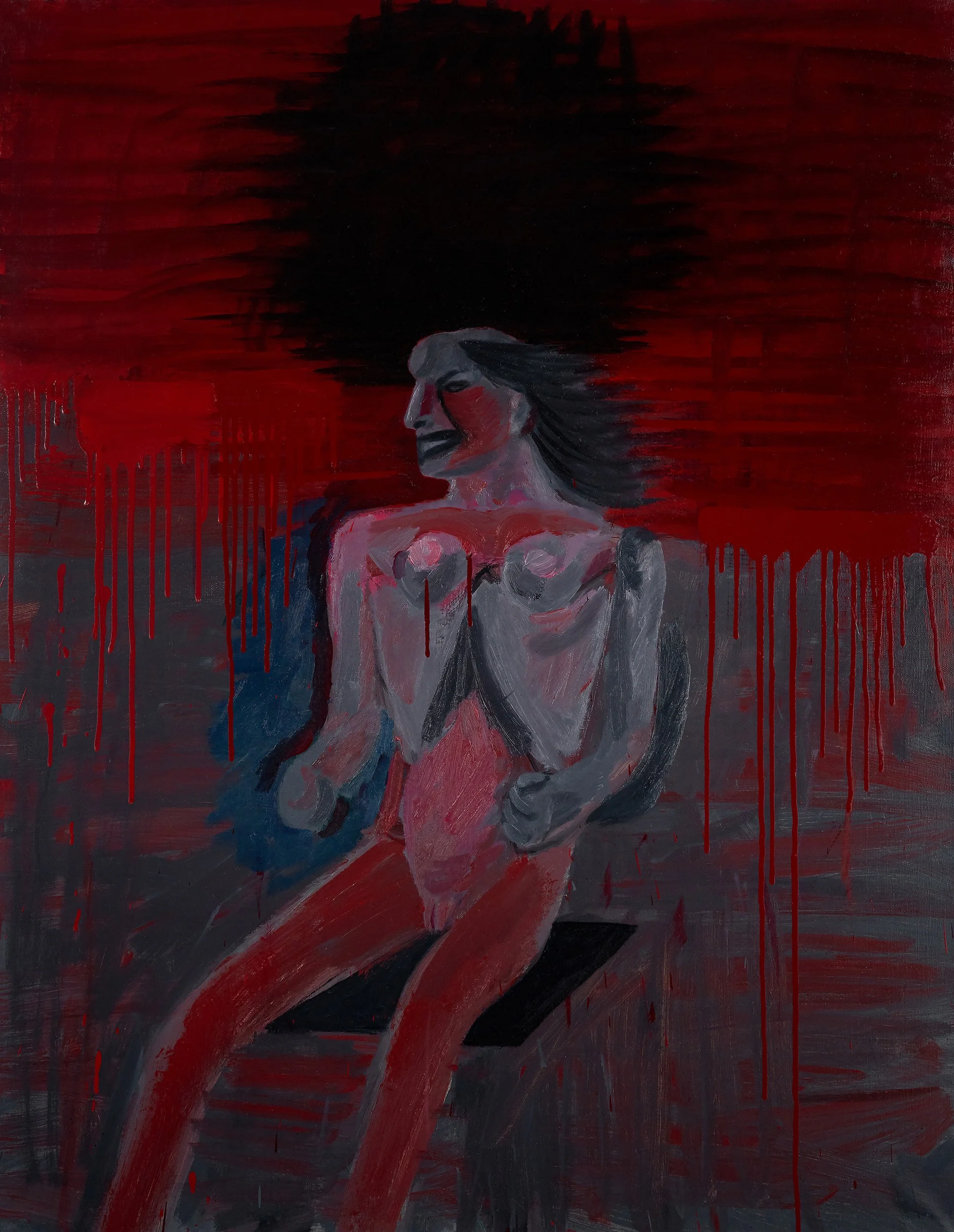 MY STRUGGLE,
2019,
Oil on canvas,
90 × 70 cm
