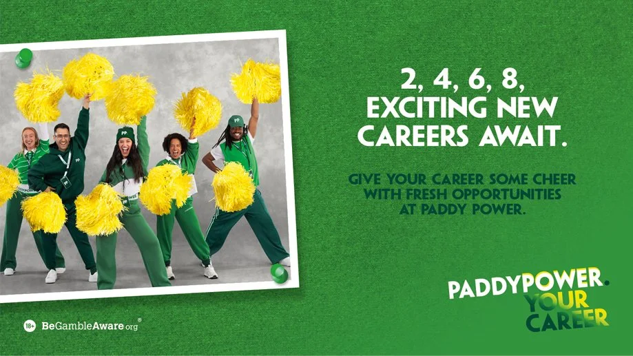 Paddy Power Your Career creative campaign art directed by Fiona McFadden.