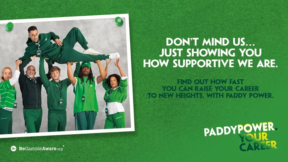 Paddy Power Your Career creative campaign art directed by Fiona McFadden.