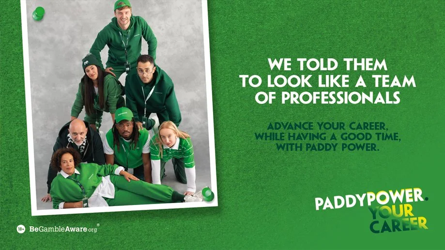 Paddy Power Your Career creative campaign art directed by Fiona McFadden.