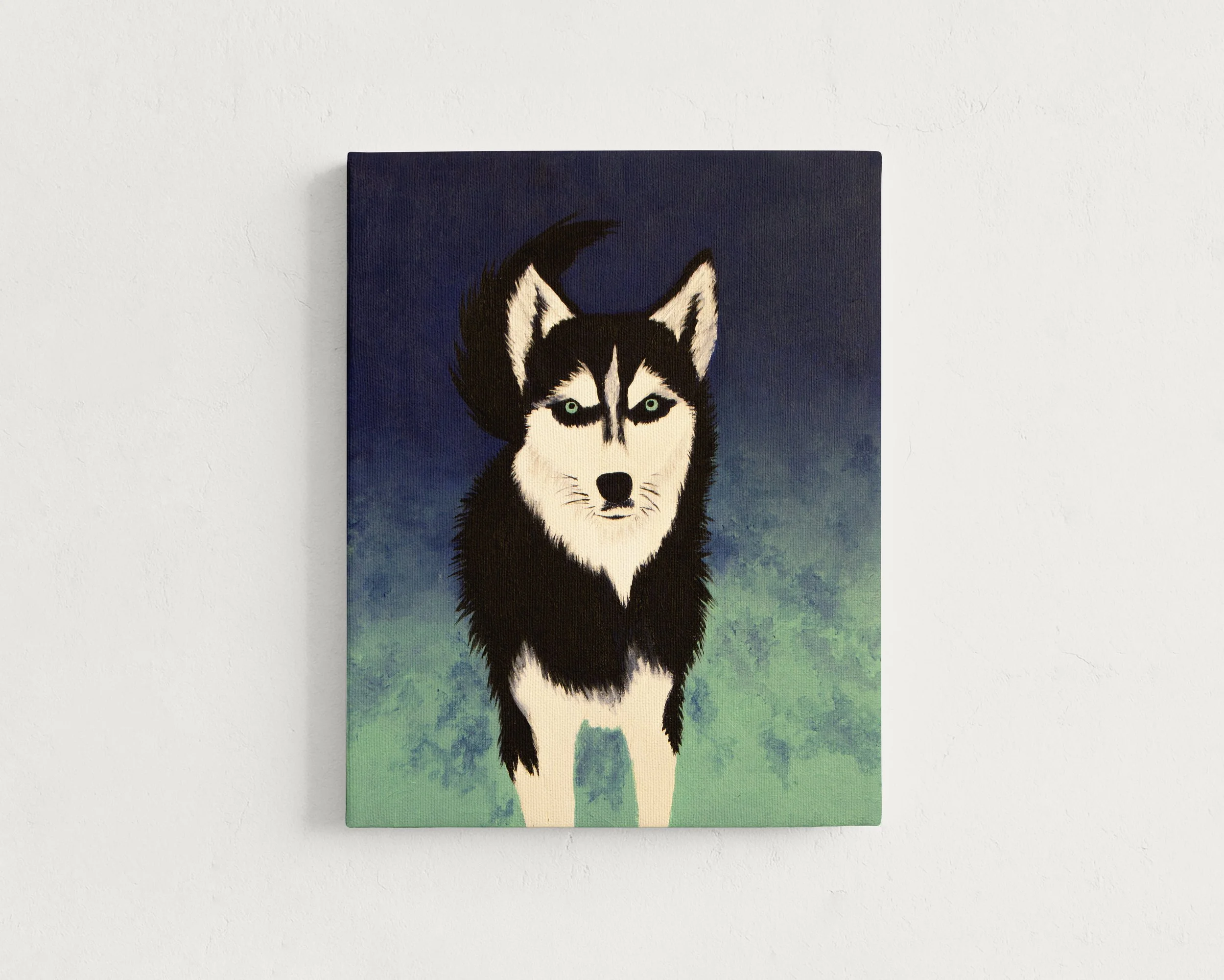 Portrait of a Husky