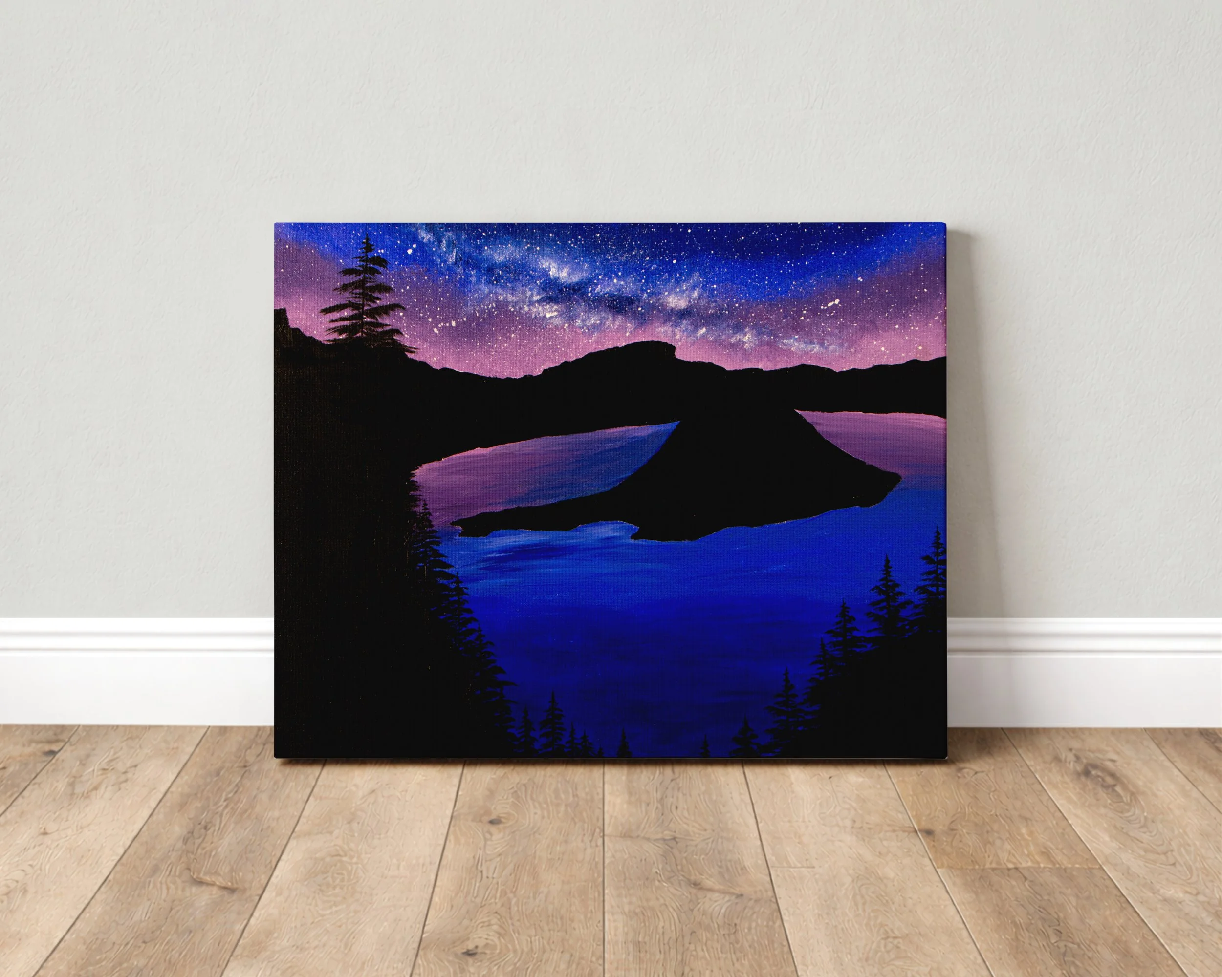 Midnight at Crater Lake