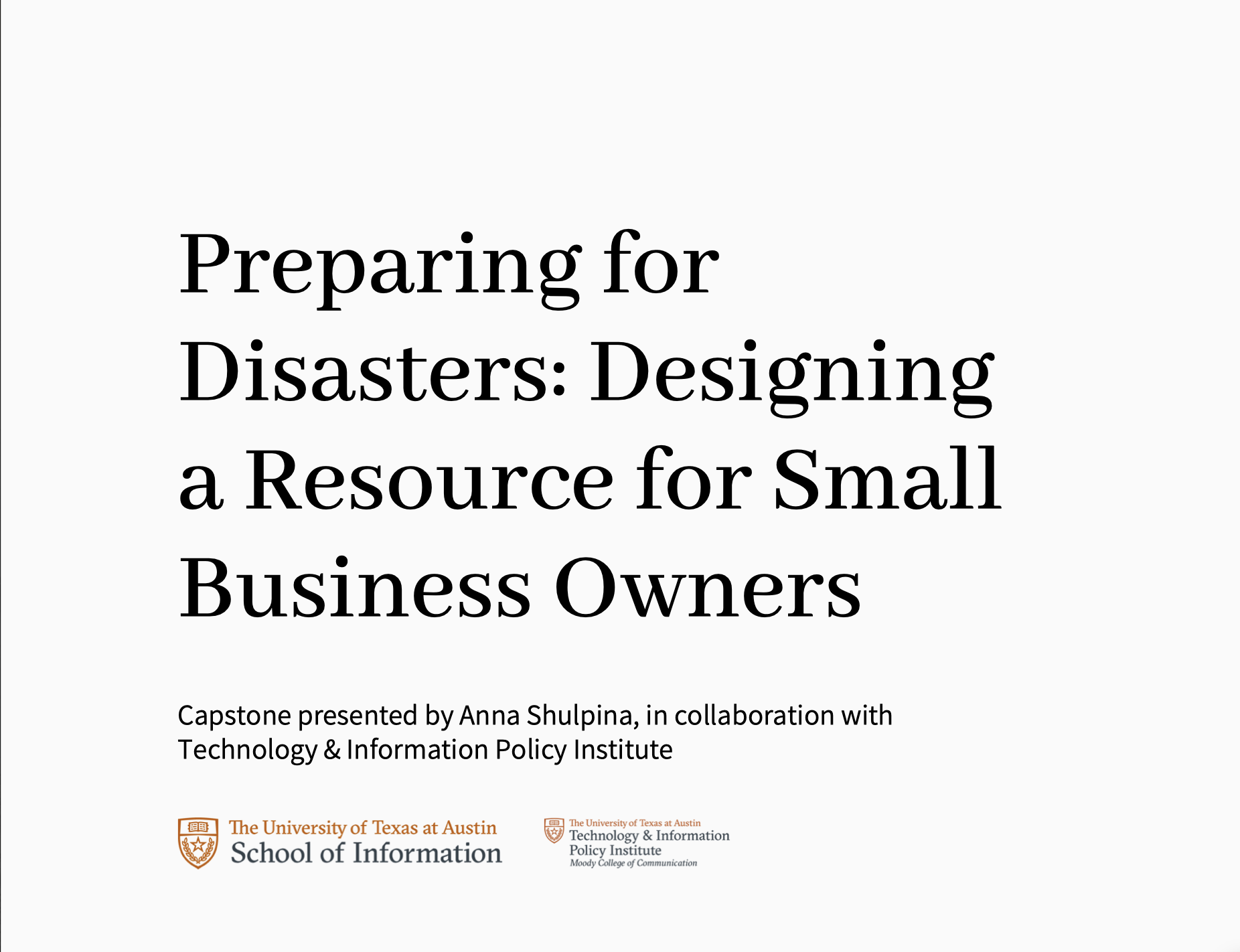 UT Austin Capstone Project: Spring 2023
