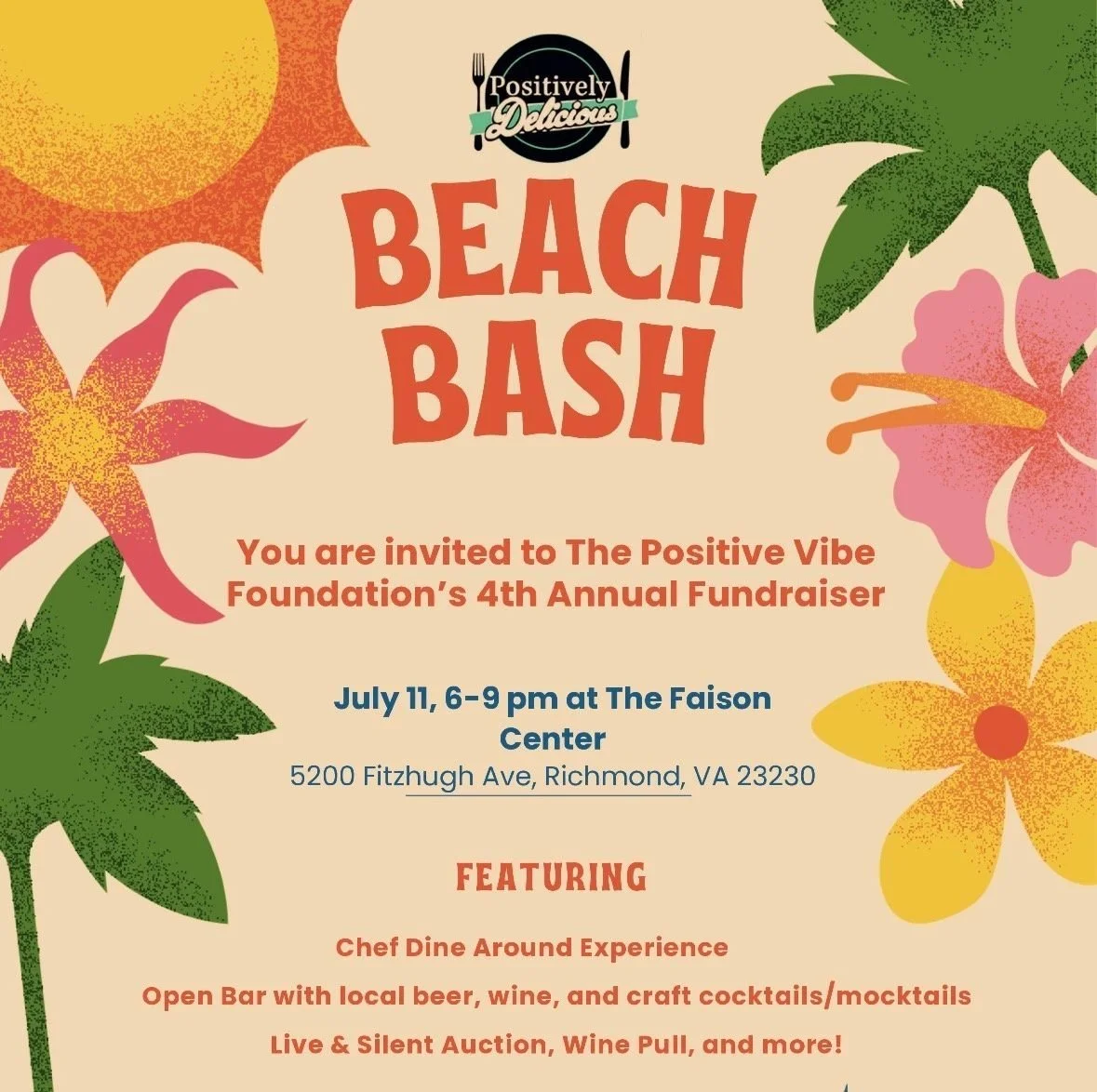 Positively Delicious Beach Bash